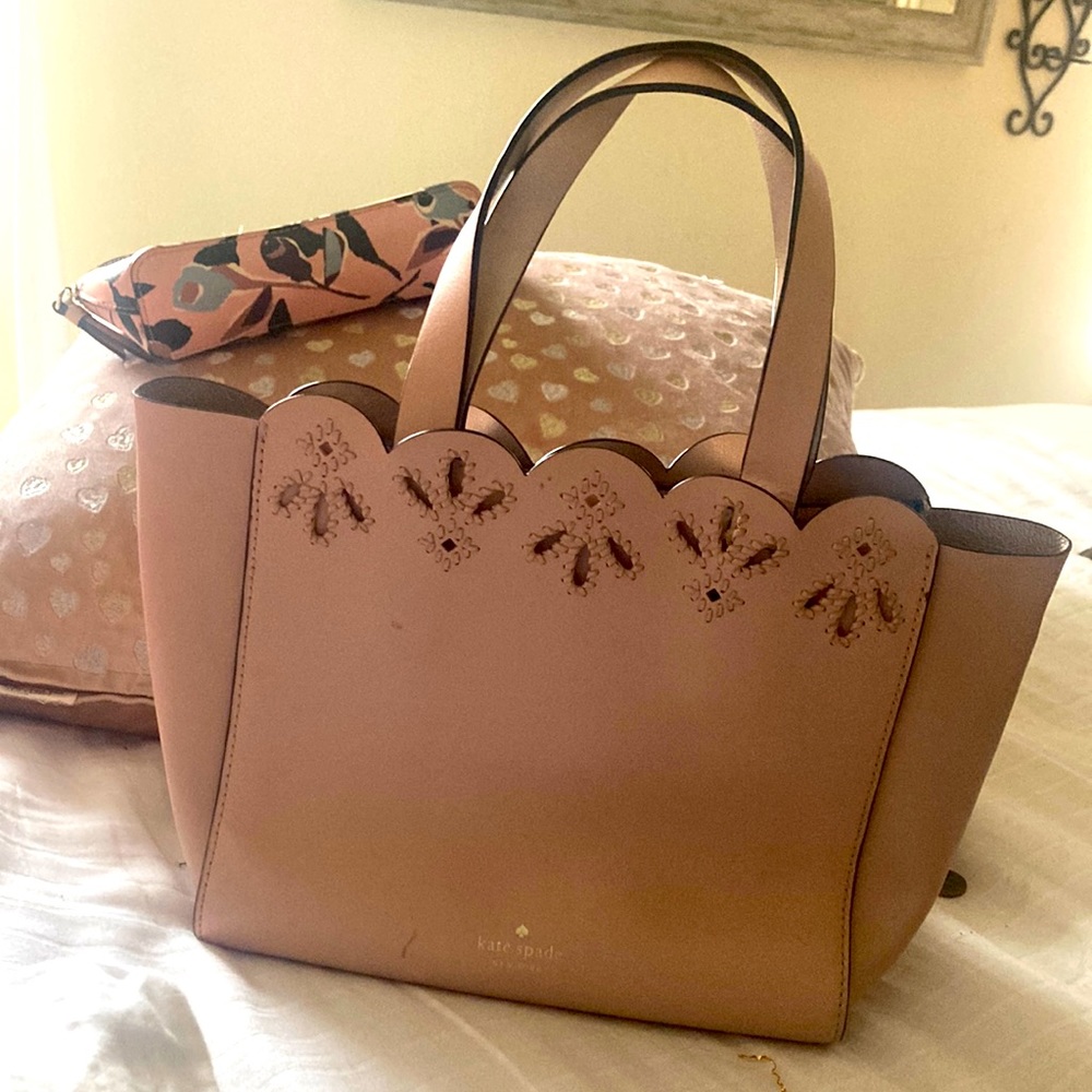 Kate Spade hand bag and wristlet